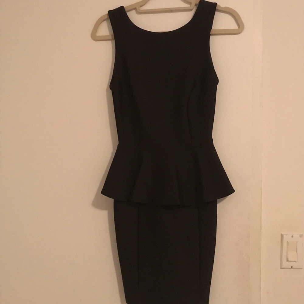 Top shop black dress